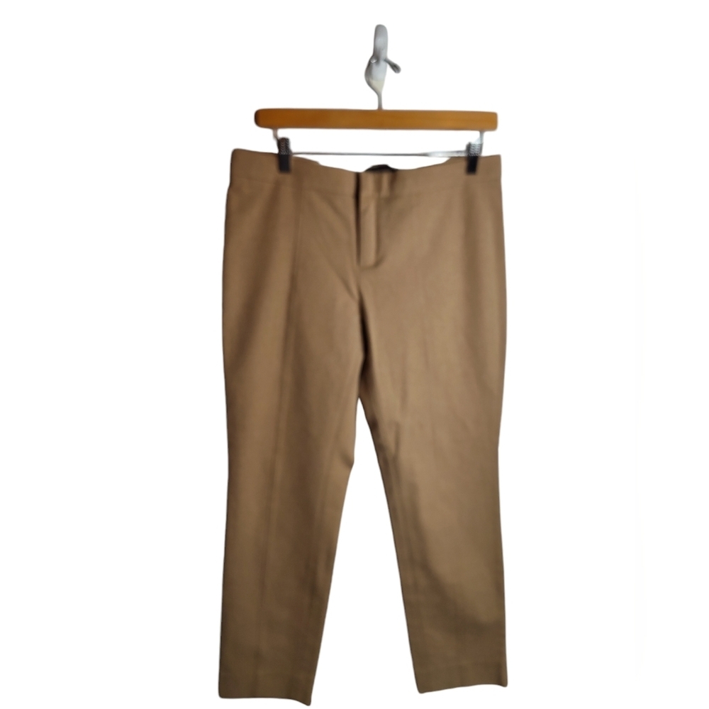 Banana Republic Sloan Khaki Dress Pants, cropped tapered size 6